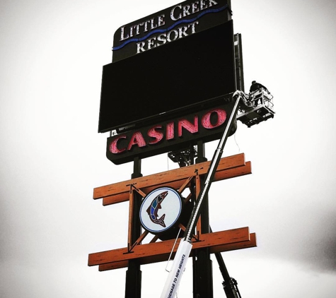 Plumb Signs - Tacoma, WA. Little Creek Casino & Resort