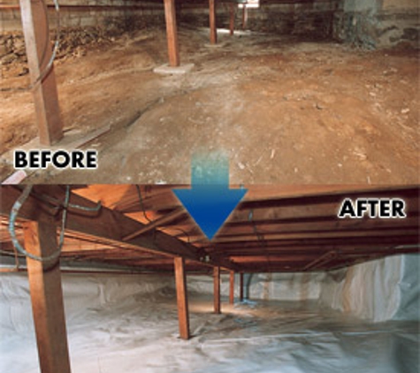 ASD WaterWorks L.L.C. - Dearborn Heights, MI. Before / After Crawl Space Encapsulation