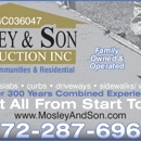 Mosley & Son Construction - Paving Contractors