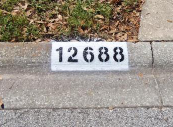 Curb Address Painting Greater DC - Manassas, VA