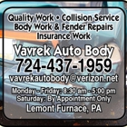 Vavrek Auto Body