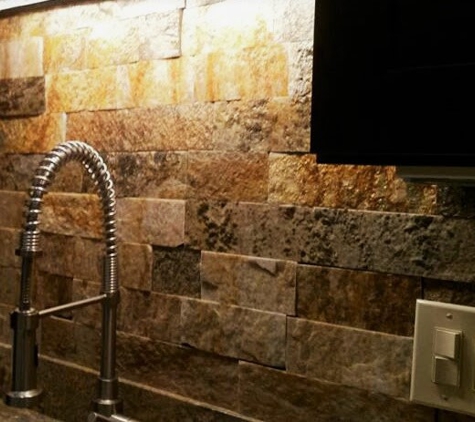 Herbert H. Construction - San Antonio, TX. Stone backsplash