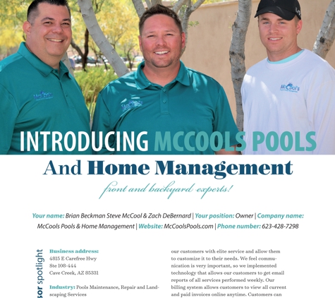 McCools Pools & Home Management - Cave Creek, AZ