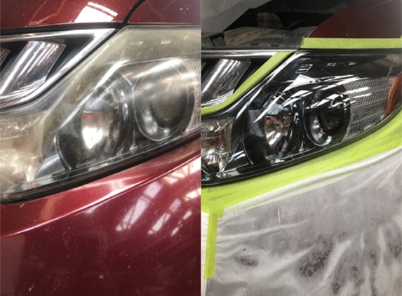 Dynomite Headlite - Topeka, KS. Before & After