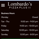 Lombardo's Pizzeria Plus II - Italian Restaurants