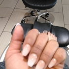 Pink & White Nails