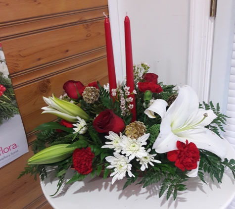 Princess Bridal & Florist - Riverdale, MD. Christmas centerpieces