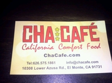 Cha Cafe El Monte CA 91731