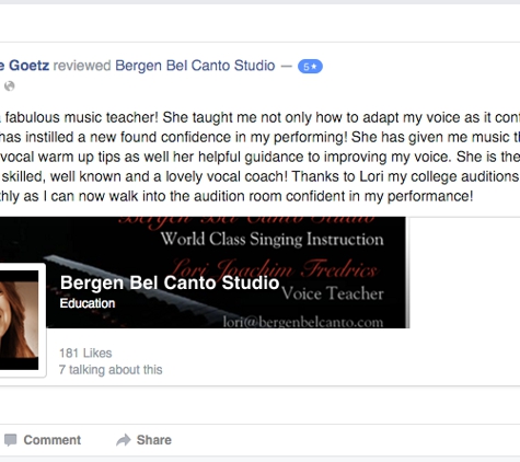 Bergen Bel canto - Park Ridge, NJ