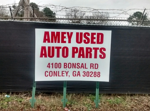 Amey Used Auto Parts - Conley, GA. NEW JUNK YARD IN TOWN