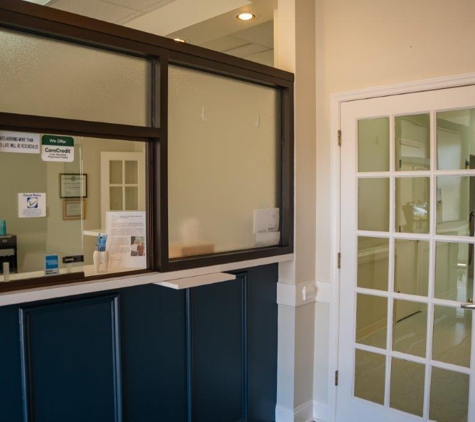 Spring Hope Family Dentistry - Spring Hope, NC. Waiting Room front Desk view at Spring Hope Family Dentistry