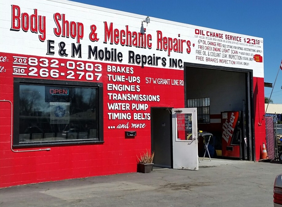 E & M Auto Body - Tracy, CA