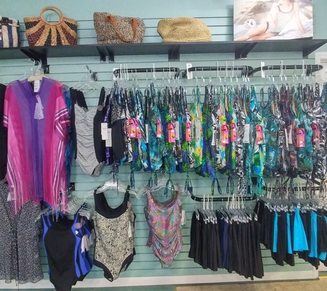 Second To Nature Boutique - Greensboro, NC. Pocketed swimwear. No need to stay away from the beach