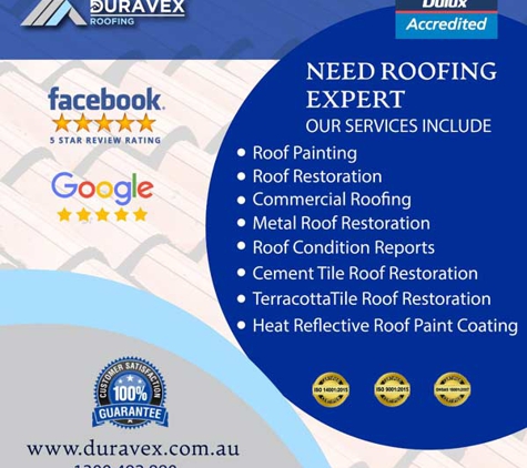 Duravex Roofing Group - Dulux Acratex Accredited Applicator - Moorebank, NSW