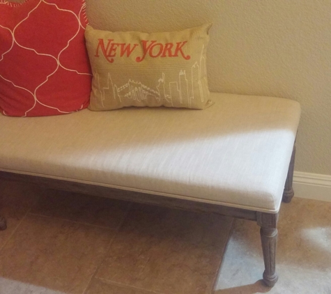 World Market - Citrus Heights, CA. Bench, pillows