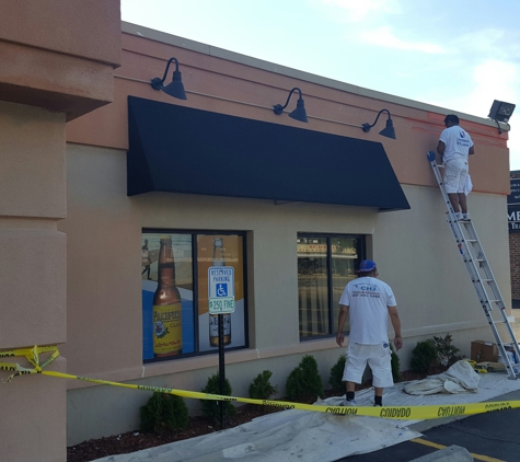 CHJ Painting & Remodeling, Inc. - Niles, IL. Los Comales Restaurant Exterior before painting by the CHJ Painting