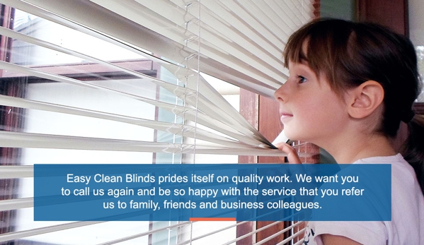 Easy Clean Blind Service - Highett, VIC. Easy Clean Blinds prides itself on quality work. We want you to call us again.
