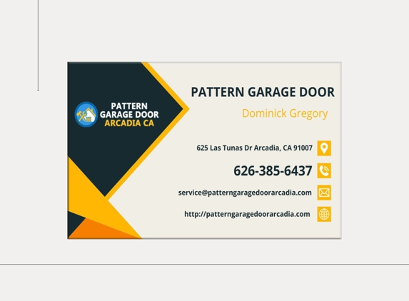 PATTERN GARAGE DOOR ARCADIA CA - Arcadia, CA