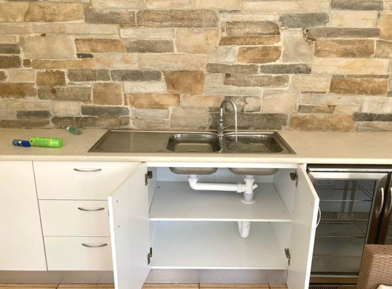 Precision Pipes - Castle Hill, NSW. After outdoor sink and tap was installed
