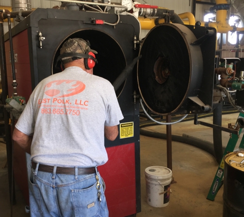 East Polk LLC - Lakeland, FL. Cleaniing a 100HP Superior Creek Boiler