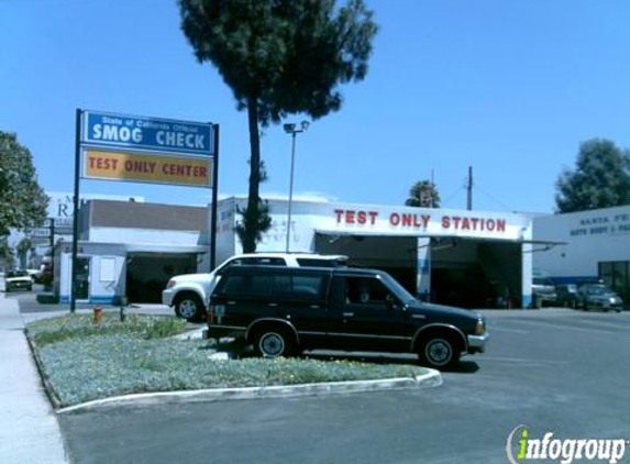 Smog Check Test Only Center Of Santa Ana - Santa Ana, CA