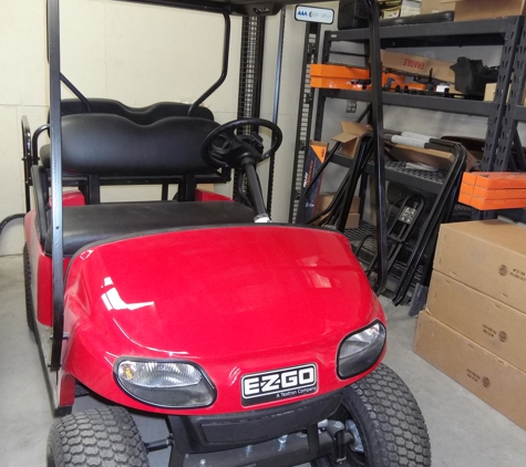 Woody's Golf & Industrial Vehicles - Denair, CA. E-Z-Go Valor gas golf car.