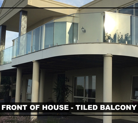 Omni Tiling - Grovedale, VIC. Front Of House - Tiled Balcony