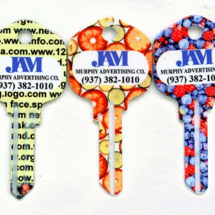 Murphy Advertising Company - Wilmington, OH. Custom Keys that can be cut for use.