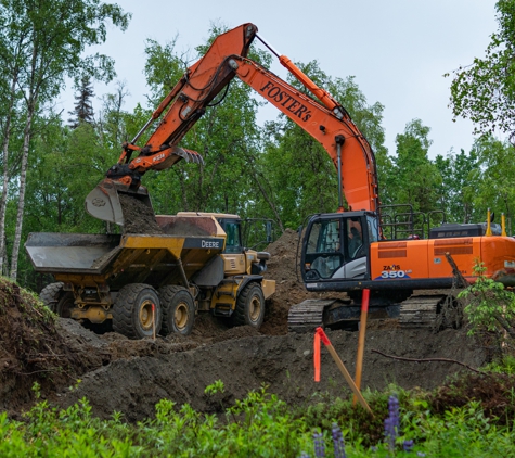 Foster Construction - Soldotna, AK. Excavation, Dirt work, Topsoil, Gravel