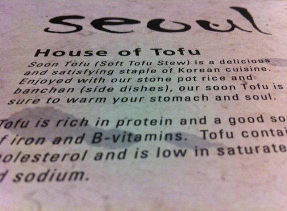 Seoul House of Tofu - Los Angeles, CA