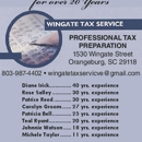 Wingate Tax Service - Tax Return Preparation