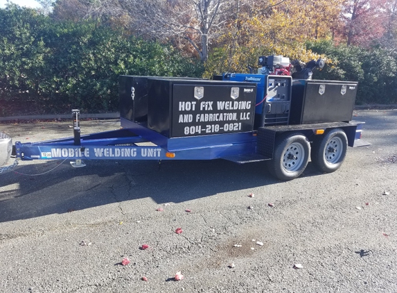 Hot Fix Welding and Fabrication LLC - Glen Allen, VA. Our mobile welding unit. Outfitted for whatever welding your project requires.