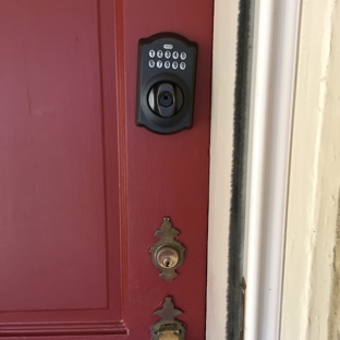 MdM Locksmith - Bala Cynwyd, PA. Keypad installation as second security lock. No need replacing Mortise "pocket" lock, old houses lock