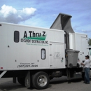 A Thru Z Document Destruction - Paper Shredding Machines