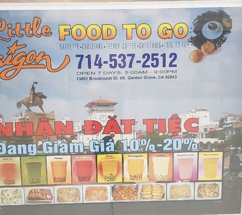 Little Saigon Food To Go - Garden Grove, CA