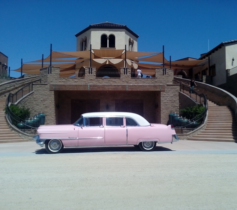 The antique Pink Cadillac Limousine - Sun City, CA