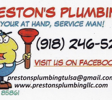 Preston's Plumbing - Sand Springs, OK