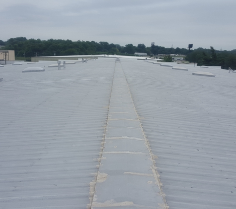 Alliance Roof Coating USA at Atlanta - Atlanta, GA. Metal Roof (Before Coating)