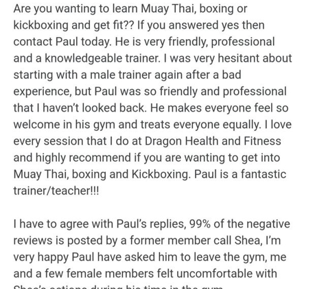 Dragon Health and Fitness - Footscray, VIC. Review #2