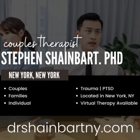 Dr Stephen Shainbart PHD Individual Psychotherapy, Marriage & Family Counseling