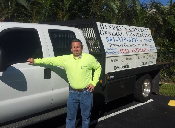 Hendry`S Concrete & Construction - Jupiter, FL