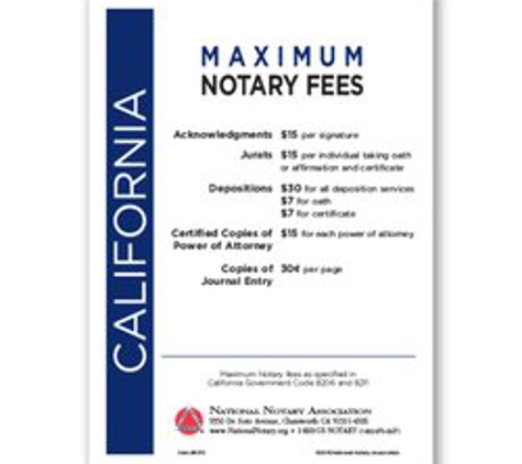 EG Notary etc. - San Bernardino, CA. Travel fee is extra & is based on location.