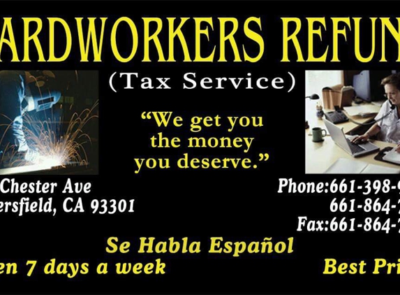 Hardworkers Refund - Bakersfield, CA