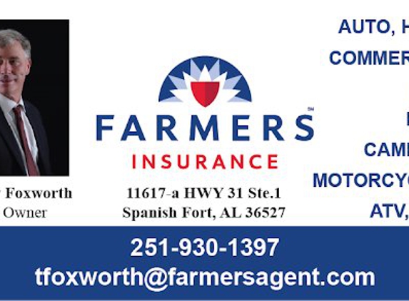 Farmers Insurance - Tommy Foxworth - Spanish Fort, AL