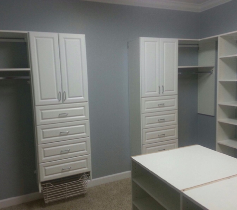 Closet Rejuvenation. Raised panel fronts