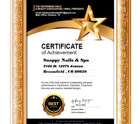 Snappy Nails & Spa - Broomfield, CO