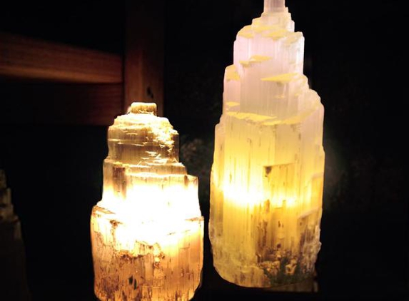 The Elephant Shop - Orange, NSW. Selenite Lamps