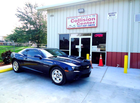 Pine Hills Collision Center - Orlando, FL. Fantastic service. I appreciated Kris's ability to negotiate down the price. I am a single parent and his understanding of financial needs w