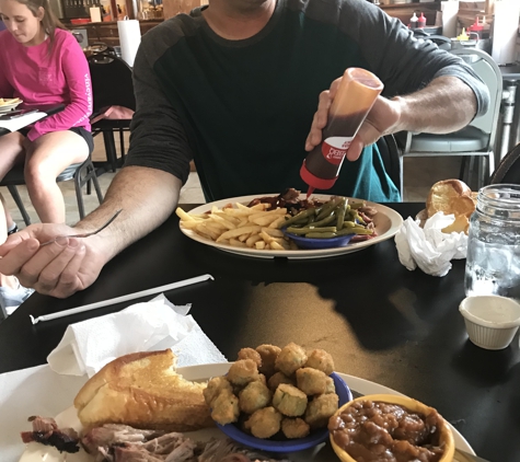 Smoking Barrels Bbq - Fenton, MO. I took half home and so did we. Dinner menu.