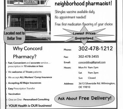 Concord Pharmacy - wilmington, DE